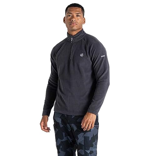 Dare 2b Herren Mens Freethink Ii Half Zip Sweatshirt Fleece Jacket Pullover, Ebony Grey, L von Dare2b