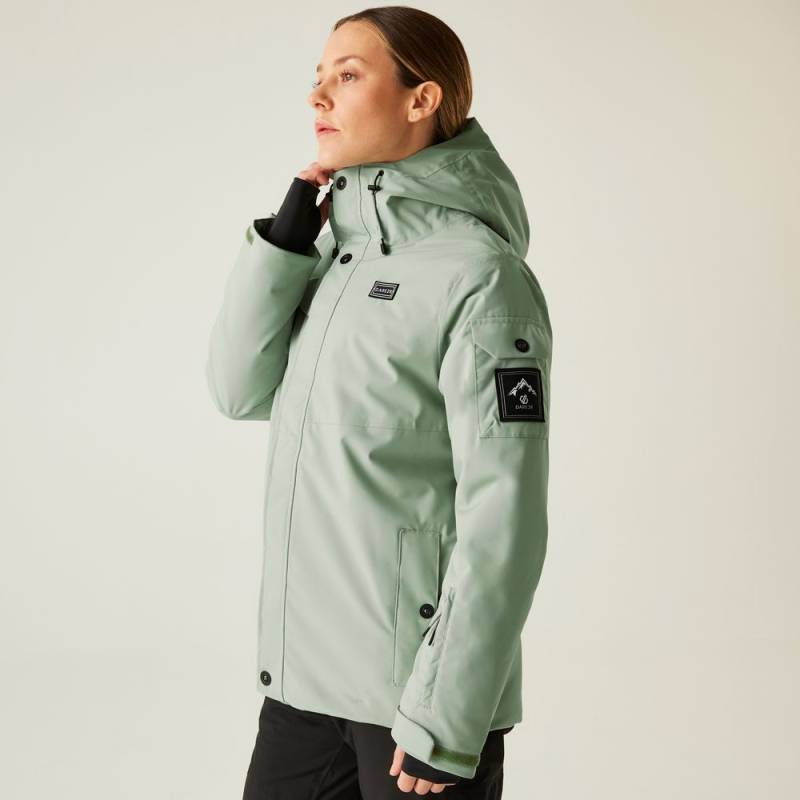 Dare2B Ski Life Jacke Damen Skijacke glaciergreen 40 von Dare2B
