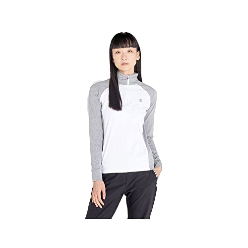 Dare 2b Damen Involved II Stretch Pullover, Weiß/Esche, 32 von Dare2b