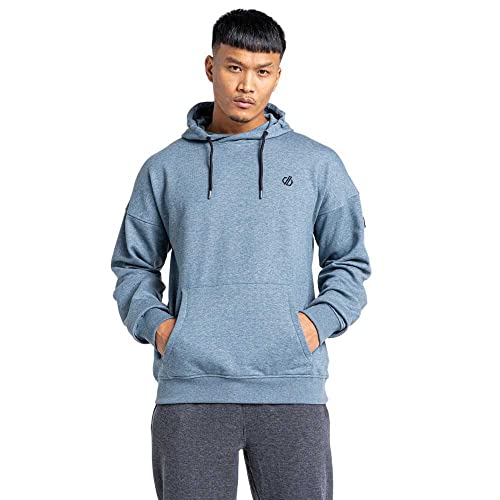 Dare 2b Distinctly Herren-Hoodie im urbanen Stil mit verstellbarem Kordelzug, Kängurutasche vorne und Grafikdruck hinten von Dare2b