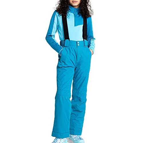 Dare 2b Motive Pant Kids Ski Salopette Pant Wasserdichtes und atmungsaktives Recyclingmaterial - verstellbares Taillensystem und Hosenträger, Schneefang - Reißverschluss und 2 Taschen von Dare2b