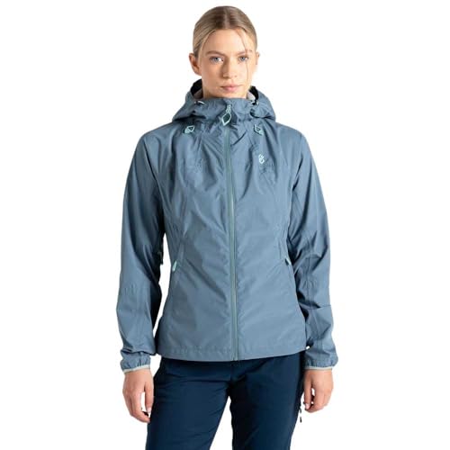 Dare 2b Torrek Damenjacke mit durchgehendem Reißverschluss, wasserdicht, Element Grey, 38 von Dare2b