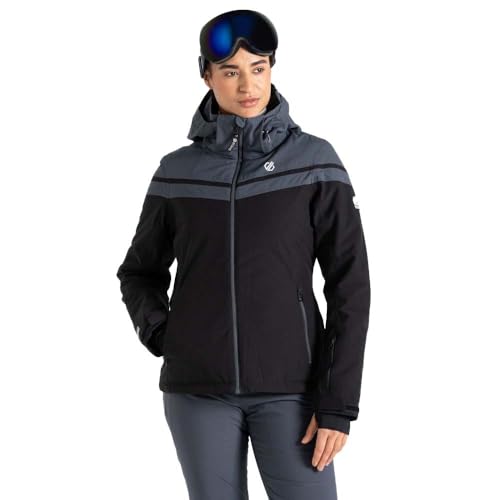 Dare2b Damen Womens Flurry Jacket Skijacke, schwarz grau, 42 von Dare2b