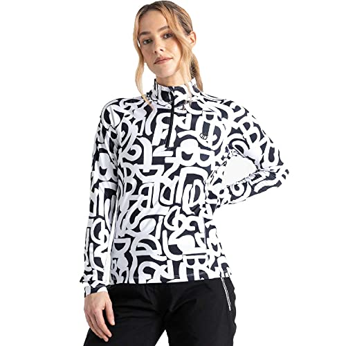 Dare2b Damen Divulge Core Stretch Pullover, Black & White Graffiti, von Dare2b