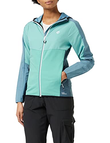 Dare2b Damen Duplicity II Jacke, Meadowbrook Green/Bluestone/Orion Grey, 36 von Dare2b