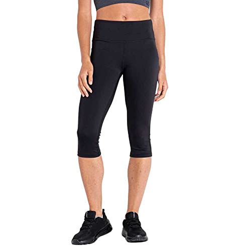 Dare2b Damen Influential 3/4 Hose, Schwarz, 40 von Dare2b