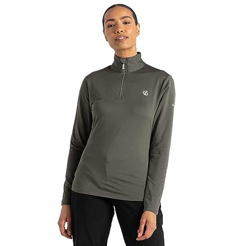 Dare2b Damen Lowline Ii Core Stretch Pullover, Lichen Grün, 38 von Dare2b