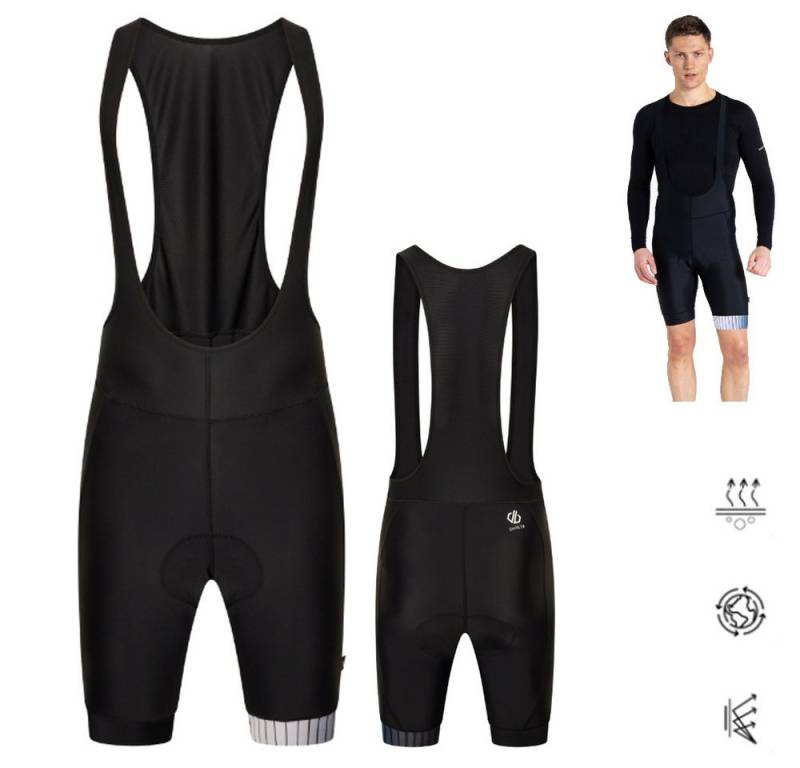 Dare2b Trainingstights Dare2b - hoch funktionelle Träger Radhose mit Komfortsitzpolster - blk von Dare2b