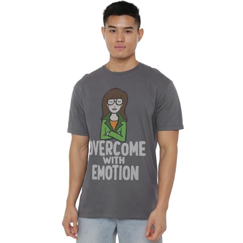 Daria Unisex MTV Quote, Charcoal T-Shirt, anthrazit, M Daria Unisex MTV Quote, Charcoal T-Shirt, anthrazit, M von Daria