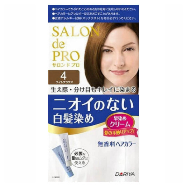 Dariya - Salon De Pro - Hair Color Cream - 1box - 4 Light Brown von Dariya