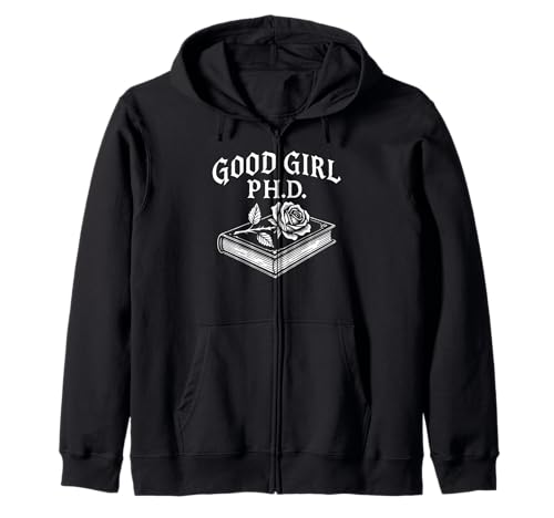 Good Girl PhD Leserwurm für sarkastische Liebesromane Kapuzenjacke von Dark Academia Spicy Smut Bookish Literature