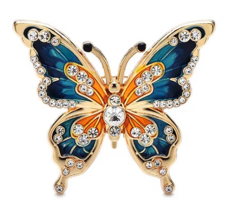 Dark-Desires Brosche Nostalgische Brosche zierlicher Schmetterling, Nostalgische Brosche zierlicher Schmetterling von Dark-Desires