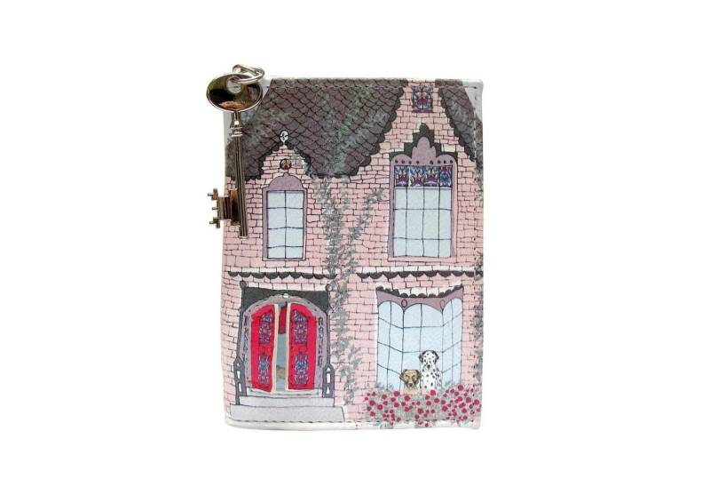 Dark-Desires Geldbörse Nostalgische 3D Geldbörse Hunde Pink Town, Niedliches Haustierdesign von Dark-Desires