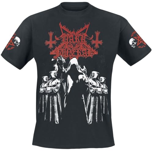 Dark Funeral Shadow Monks Männer T-Shirt schwarz XXL 100% Baumwolle Band-Merch, Bands von Dark Funeral