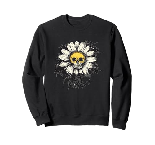 Still Bloomin' Skull Daisy Kostüm für Erwachsene und Kinder Sweatshirt von Dark Gothic Outfit