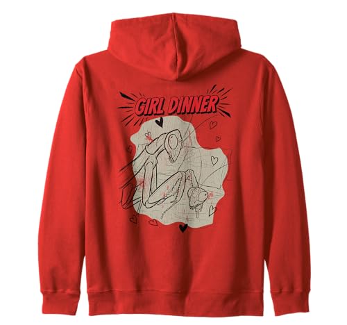 Girl Dinner | Lustige Gottesanbeterin - sarkastisch Kapuzenjacke Girl Dinner | Lustige Gottesanbeterin - sarkastisch Kapuzenjacke von Dark Humor Viral Trends