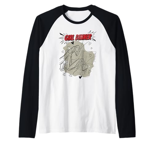 Girl Dinner | Lustige Gottesanbeterin - sarkastisch Raglan Girl Dinner | Lustige Gottesanbeterin - sarkastisch Raglan von Dark Humor Viral Trends