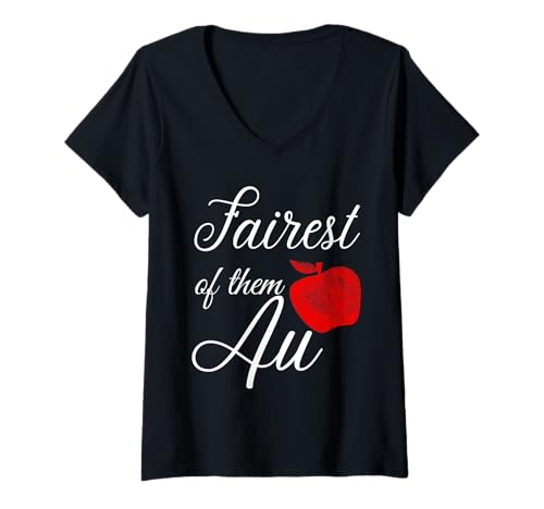 Damen Ich Liebe Fans von Prince Snow Apple Magic, der schönste von Allen T-Shirt mit V-Ausschnitt Damen Ich Liebe Fans von Prince Snow Apple Magic, der schönste von Allen T-Shirt mit V-Ausschnitt von Dark Red Pugabull