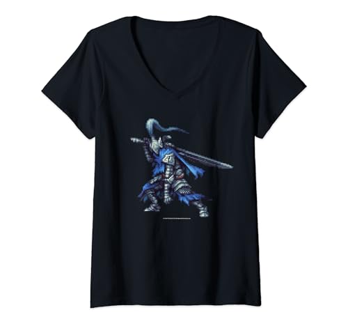 Damen DARK SOULS T-Shirt mit V-Ausschnitt von Dark Souls