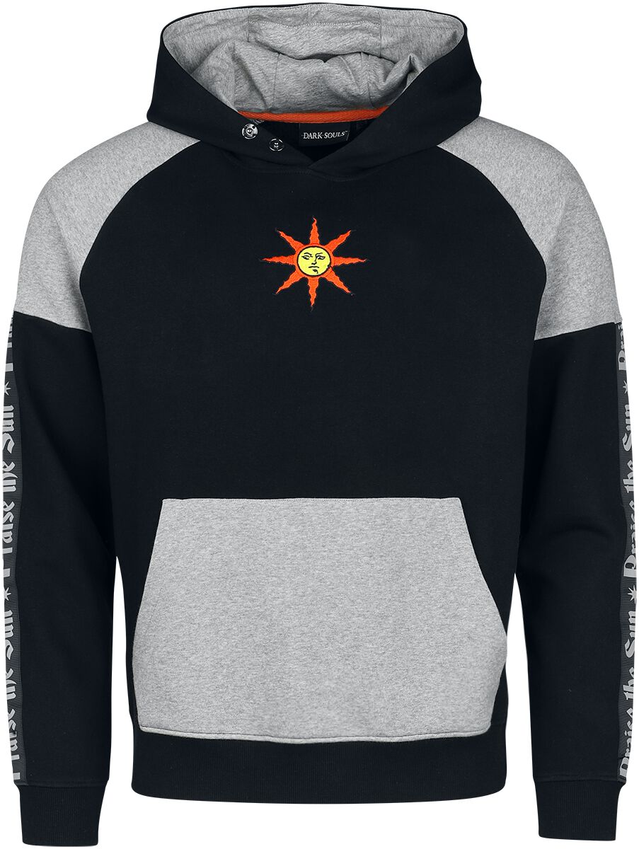 Dark Souls - Gaming Kapuzenpullover - Solaire von Astora - S bis L - für Männer - Größe L - schwarz/grau meliert  - EMP exklusives Merchandise! von Dark Souls