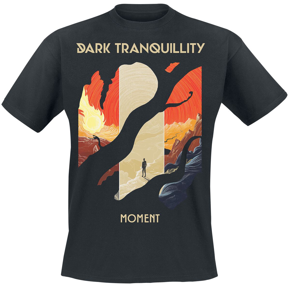 Dark Tranquillity T-Shirt - Moment - S bis XXL - für Männer - Größe S - schwarz  - EMP exklusives Merchandise! von Dark Tranquillity