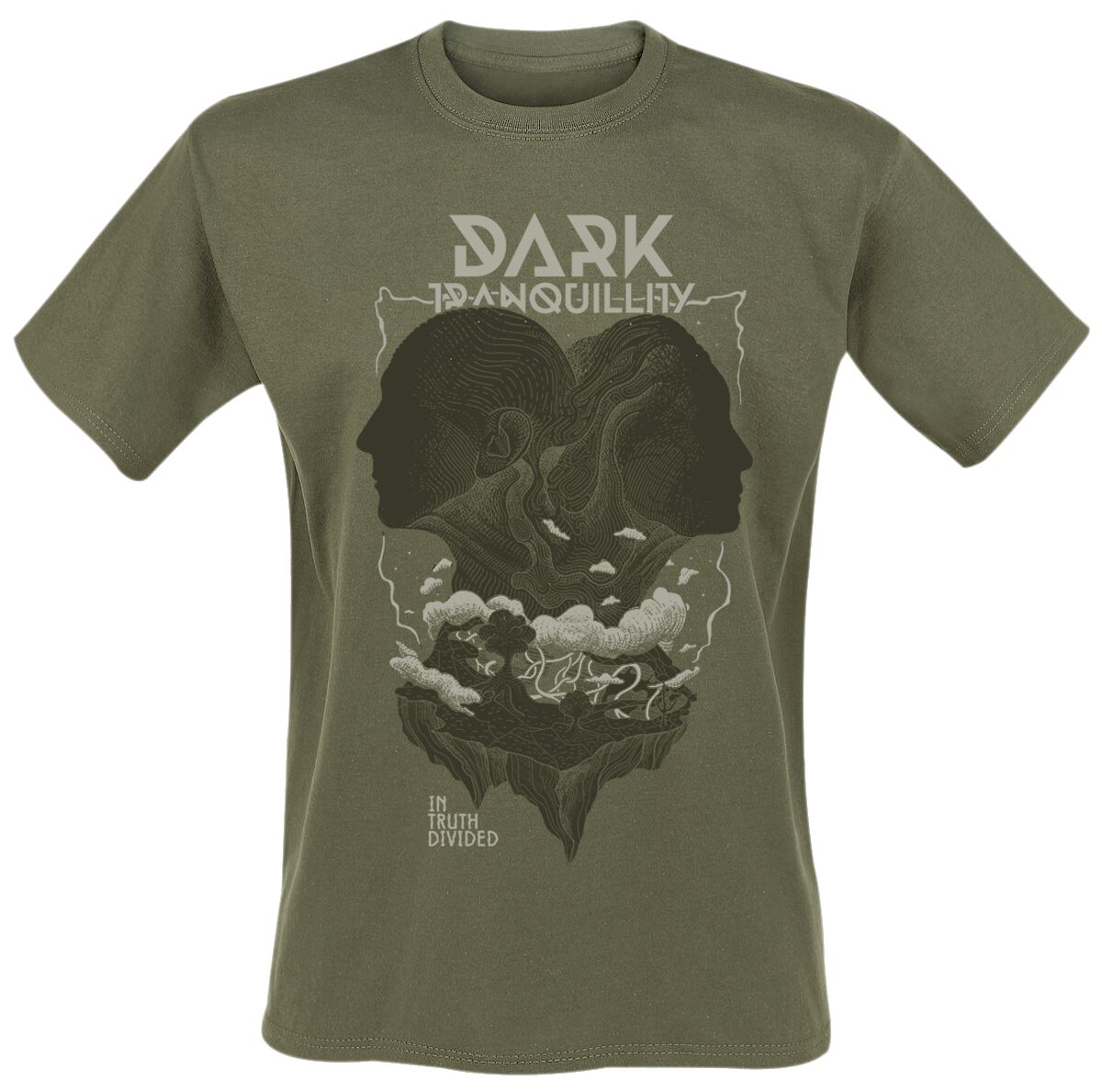 Dark Tranquillity The Truth Divided T-Shirt oliv in L von Dark Tranquillity