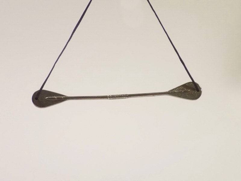 Mode Männer Frauen Paddel 925 Sterling Silber Anhänger Halskette Kette Schmuck Geschenk Kostenloser Versand von DarkCharmJewelry