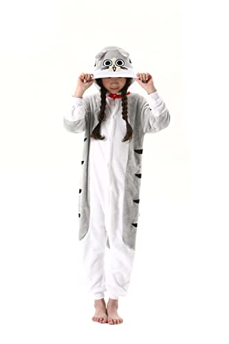 DarkCom Schöne Kinder Sleepsuit Nachtwäsche Cartoon Cosplay Onesies Schlafanzug Beige,100(suggerieren Höhe:90cm-108cm) (100, Beige) von DarkCom