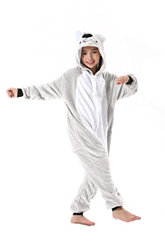 DarkCom Tier Kostüm Onesie Kinder Weihnachten FaschingsKostüm Cosplay Anime Schlafanzu Nachtwäsche Einhorn Rosa von DarkCom