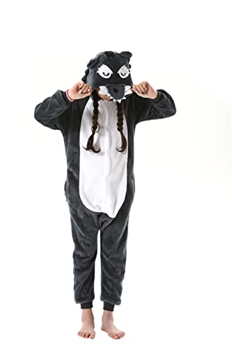 DarkCom Tier Kostüm Onesie Kinder Weihnachten FaschingsKostüm Cosplay Anime Schlafanzu Nachtwäsche von DarkCom