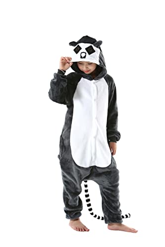 DarkCom Tier Kostüm Onesie Kinder Weihnachten FaschingsKostüm Cosplay Anime Schlafanzu Nachtwäsche von DarkCom