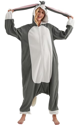 DarkCom Unisex Erwachsenen-Kostüm Greater Bilby Overall Halloween-Kostüm Weihnachts-Pyjama für Frauen und Männer L von DarkCom