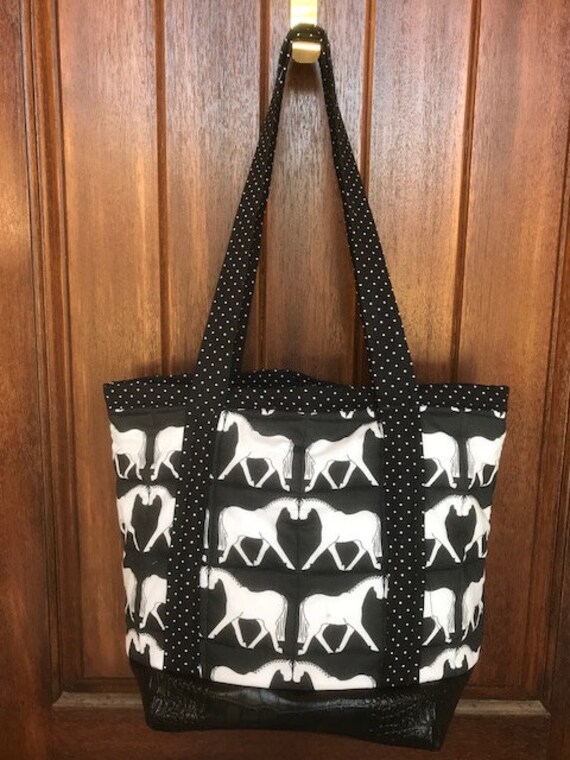 stoff Gesteppte Tasche von DarkHorseBoutique18