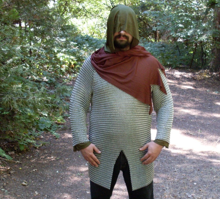 Chainmaille Shirt Midieval Renaissance Cosplay Larp Templer Hauberk Chainmaille Shirt Midieval Renaissance Cosplay Larp Templer Hauberk von DarkMountMaille