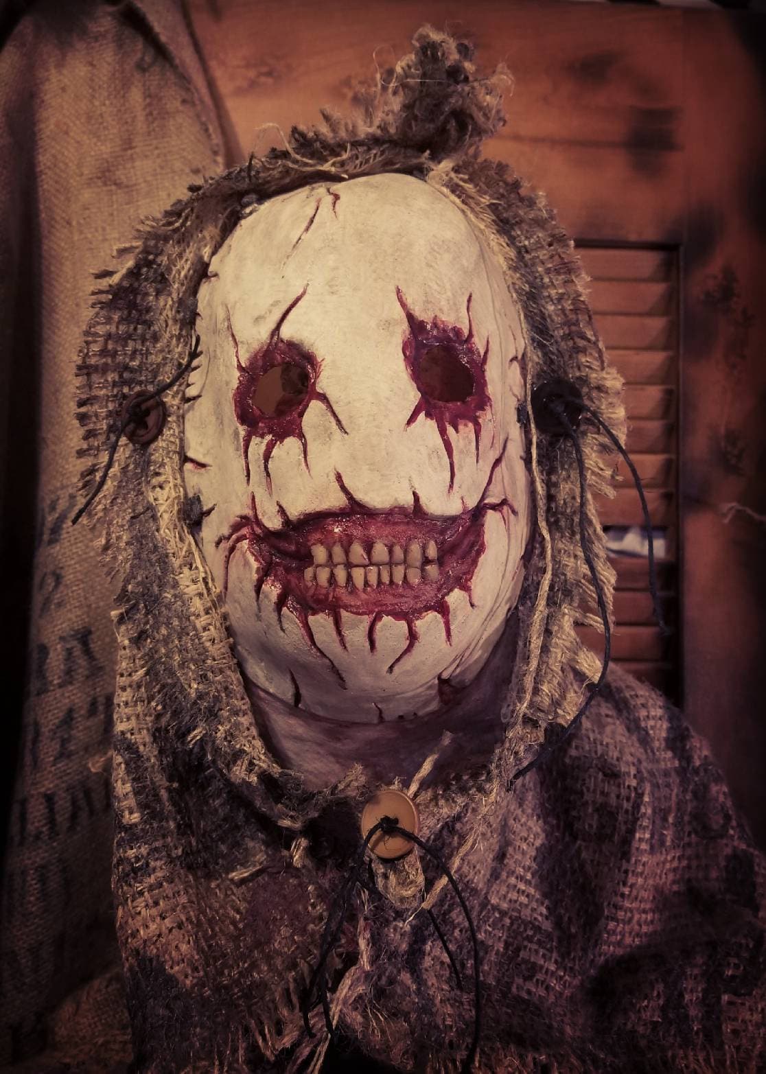 Seelenlose Halloween Vogelscheuche Maske Seelenlose Halloween Vogelscheuche Maske von DarkSeedCreations