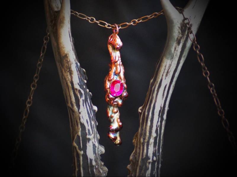 Kupfer Anhänger Mit Rubin Kupfer Anhänger Mit Rubin von DarkSideMagic