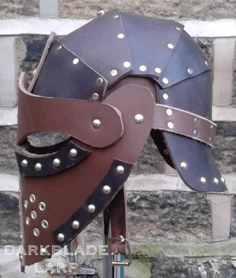 Beckenhaube Aus Leder Für Larp, Kostüm Oder Cosplay Beckenhaube Aus Leder Für Larp, Kostüm Oder Cosplay von DarkbladeLarp