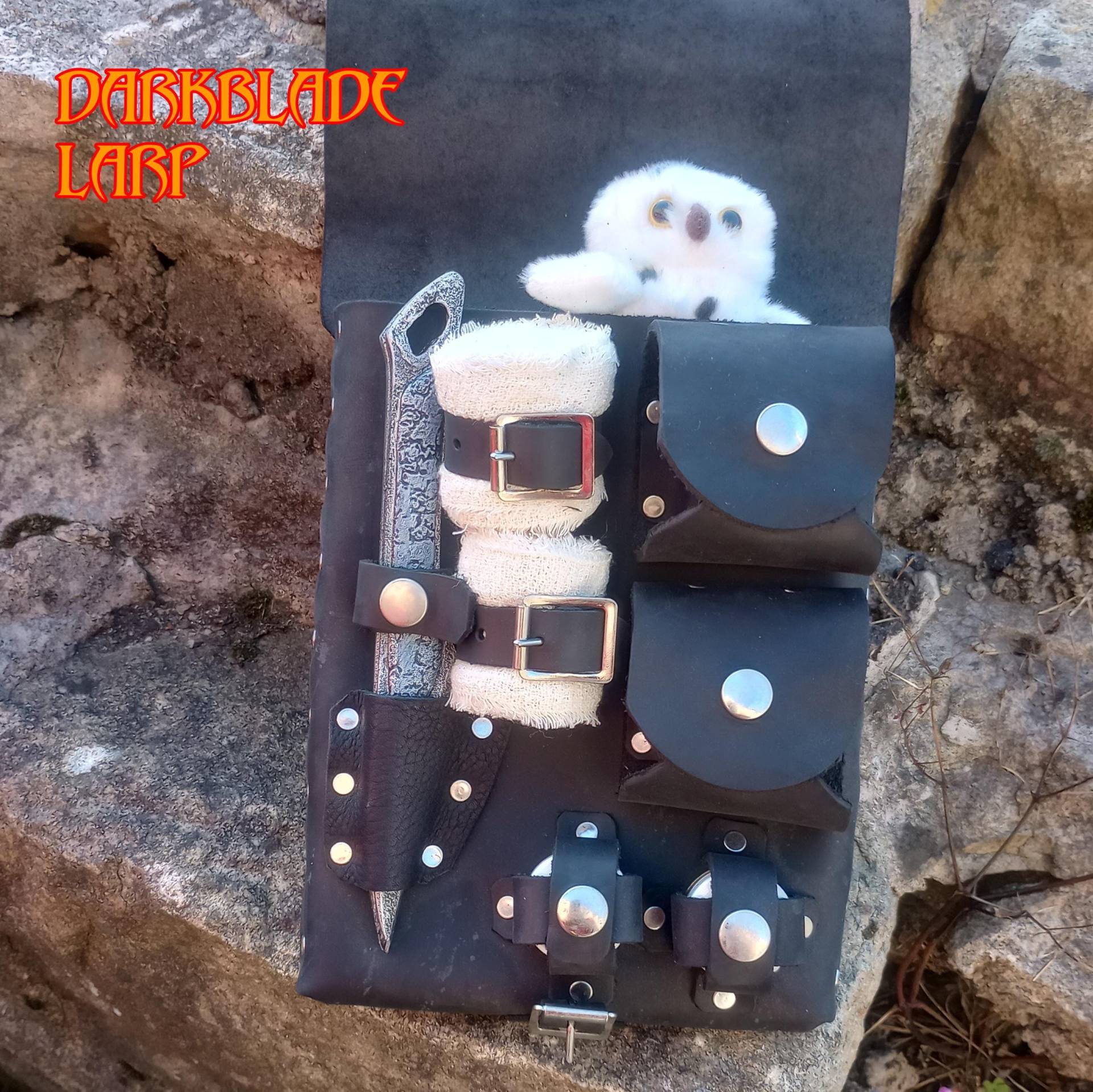 Ledertasche Larp Cosplay Alchemist Kostüm Ledertasche Larp Cosplay Alchemist Kostüm von DarkbladeLarp