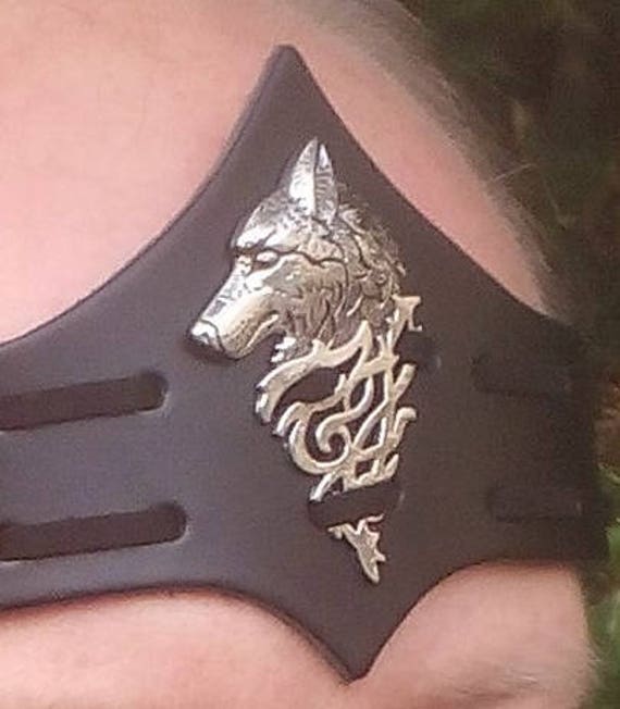 Wolf Leder Stirnband Oder Für Larp Cosplay Pagan Bühne Kostüm Wolf Leder Stirnband Oder Für Larp Cosplay Pagan Bühne Kostüm von DarkbladeLarp