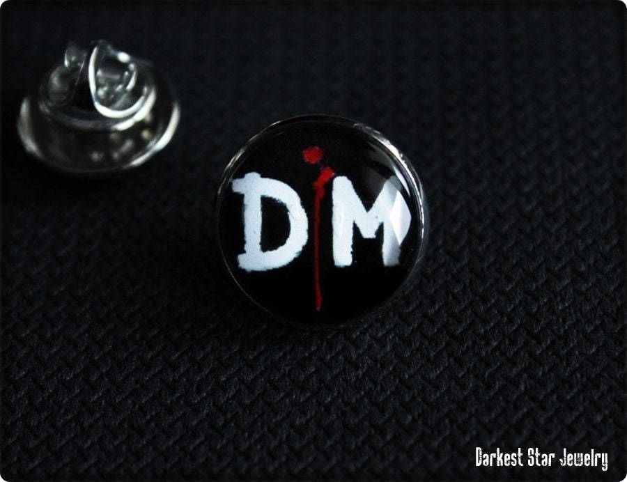 Depeche Mode, Violator Pin, Rosenabzeichen, Fan Art, Depeche Mode Button, Kleidernadel von DarkestStarJewelry