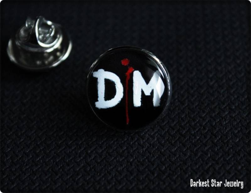 Depeche Mode, Violator Pin, Rosenabzeichen, Fan Art, Depeche Mode Button, Kleidernadel von DarkestStarJewelry