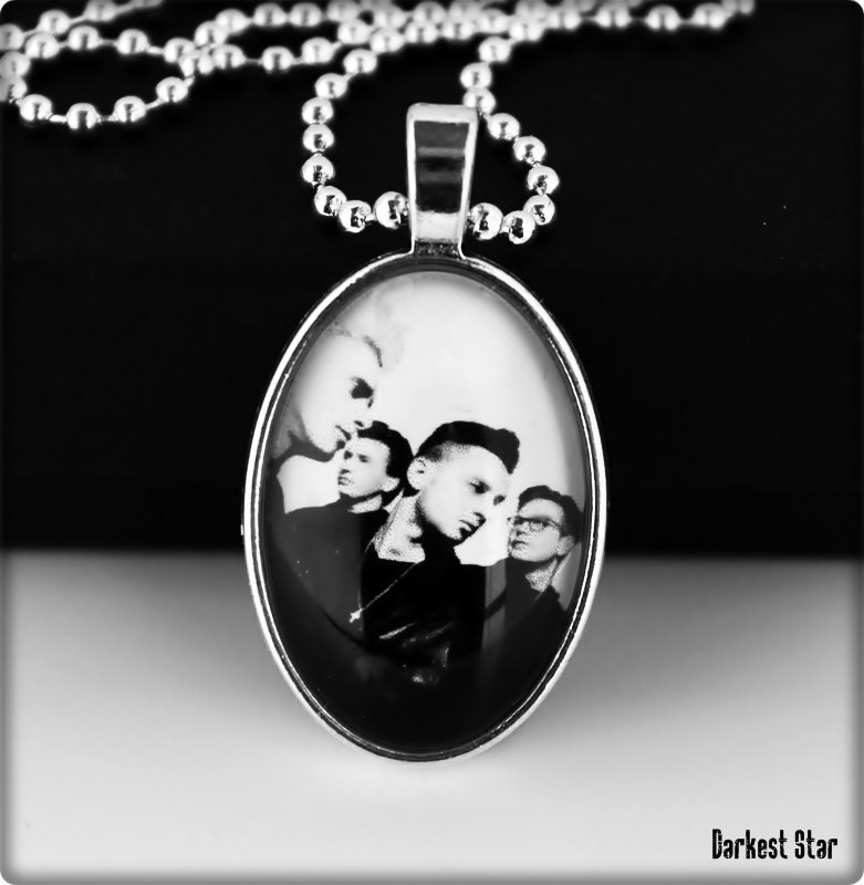 Depeche Mode Anhänger, Fächerkette von DarkestStarJewelry
