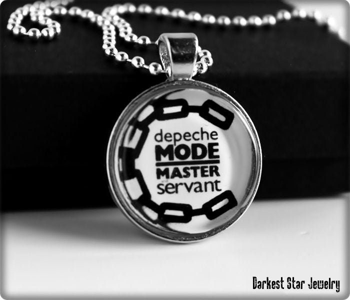 Depeche Mode Anhänger, Meister & Diener, Einige Tolle Belohnung, Musik Schmuck, Fan Halskette von DarkestStarJewelry