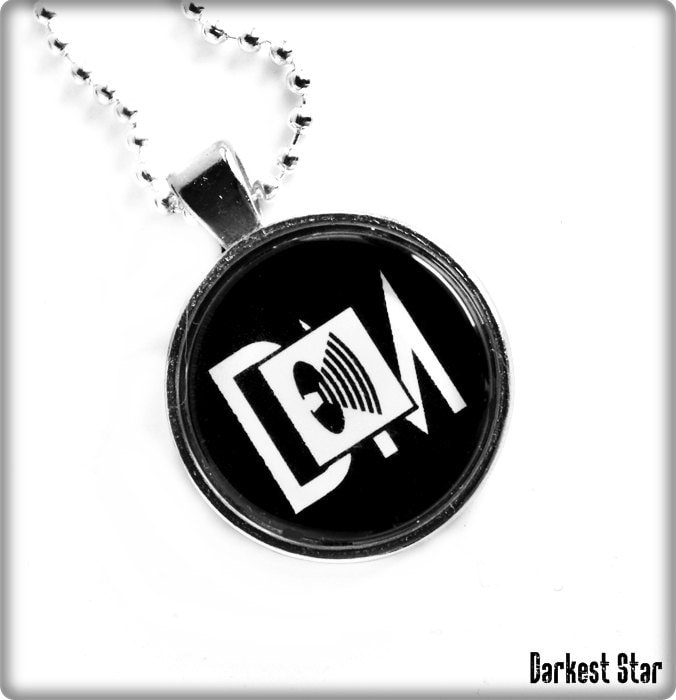 Depeche Mode Anhänger, Musik Für Die Massen, Mftm Halskette, Fan Schmuck von DarkestStarJewelry