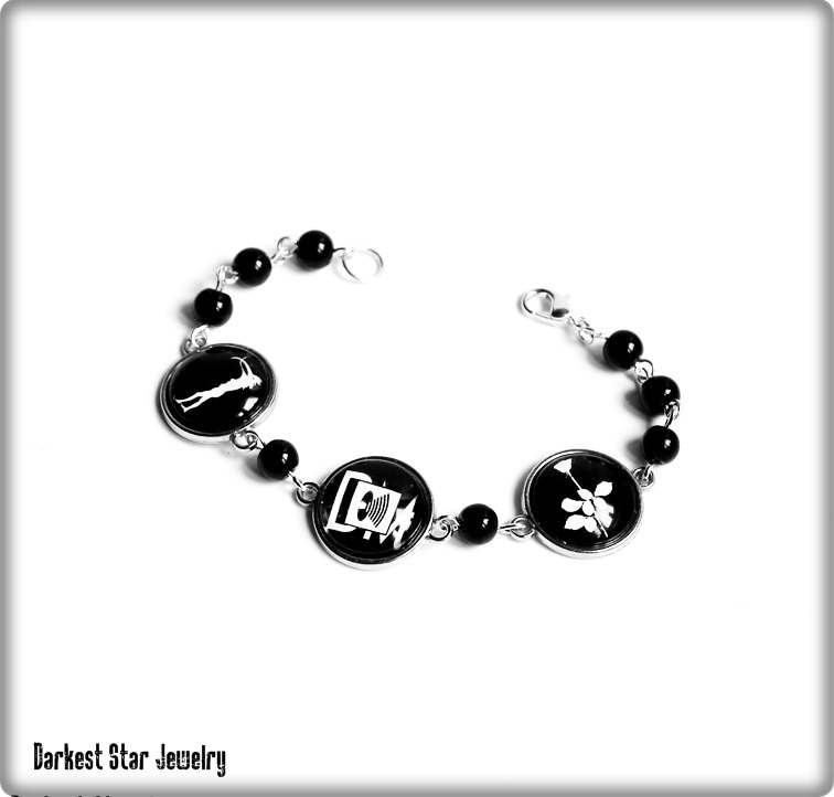 Depeche Mode Armband, Fan Art, Personalisierter Schmuck von DarkestStarJewelry