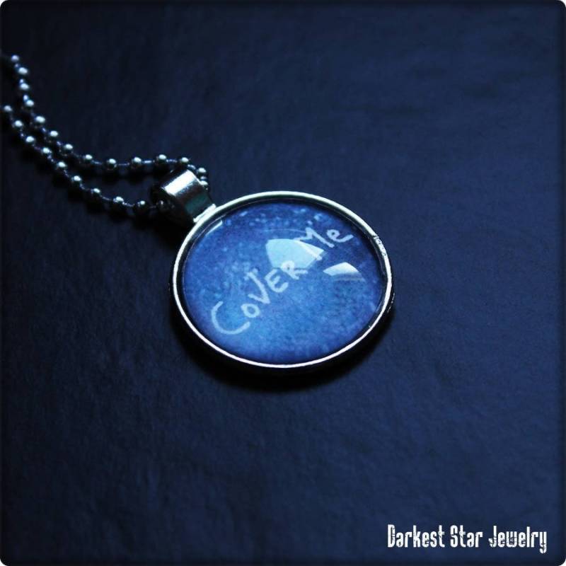 Depeche Mode Schmuck, Cover Me Anhänger, Spirit Halskette von DarkestStarJewelry