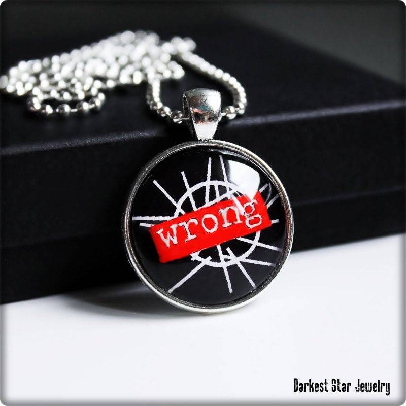 Depeche Mode Schmuck, Falscher Anhänger, Sound Of The Universe, Fan Art von DarkestStarJewelry