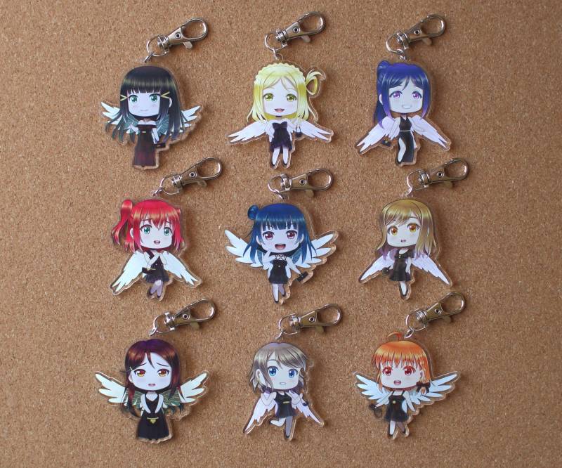 Liebe Live Sonnenschein 2, 5" Acryl Charms | Doppelseitig von Darklightseeker