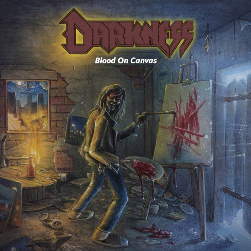 Darkness Blood on canvas CD multicolor von Darkness
