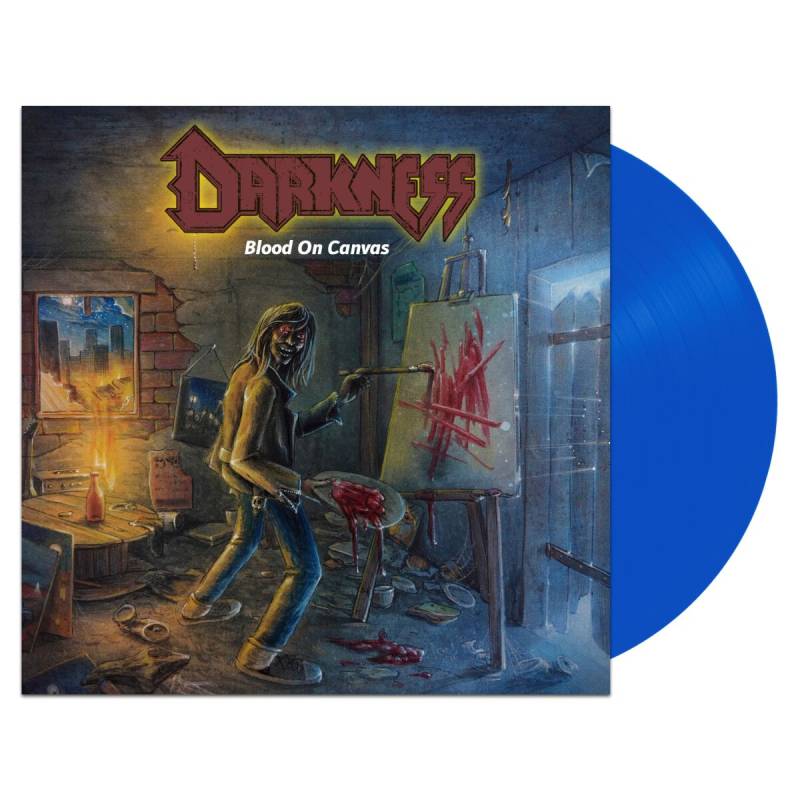 Darkness Blood on canvas LP multicolor von Darkness